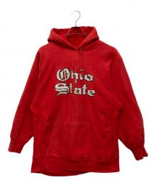 LAND'S END×Champion（ランズエンド×チャンピオン）の古着「プルオーバーパーカー」｜レッド