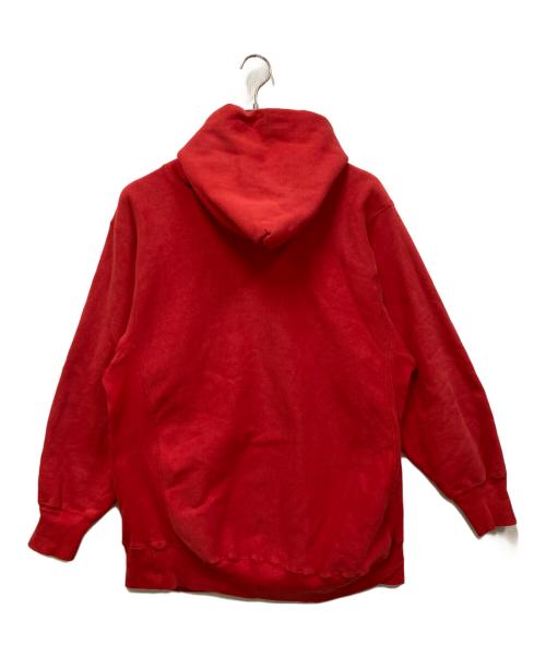 LAND'S END（ランズエンド）LAND'S END (ランズエンド) Champion (チャンピオン) プルオーバーパーカー レッド サイズ:SIZE Lの古着・服飾アイテム