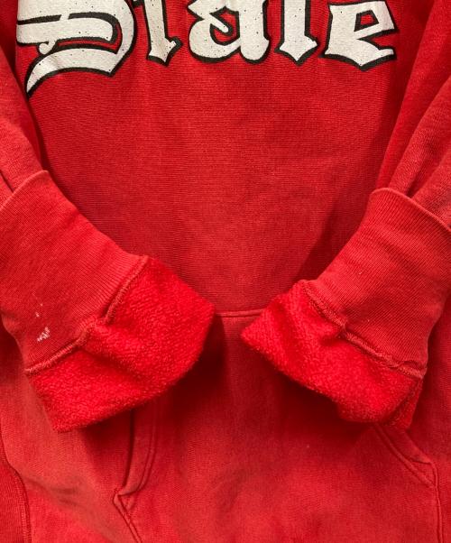 LAND'S END（ランズエンド）LAND'S END (ランズエンド) Champion (チャンピオン) プルオーバーパーカー レッド サイズ:SIZE Lの古着・服飾アイテム