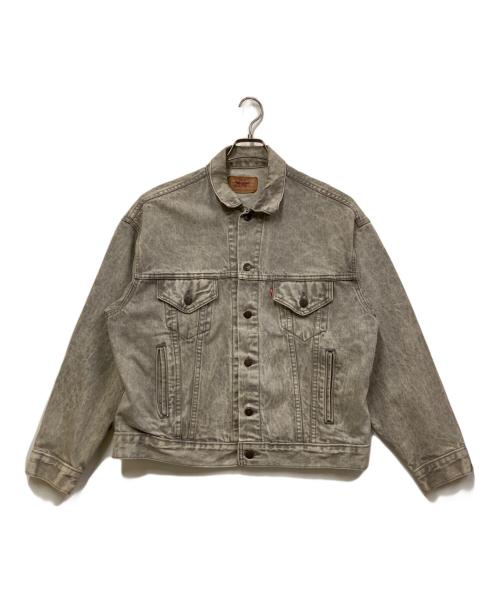 LEVI'S（リーバイス）LEVI'S (リーバイス) ケミカルウォッシュデニムジャケット ライトグレー サイズ:SIZE Lの古着・服飾アイテム