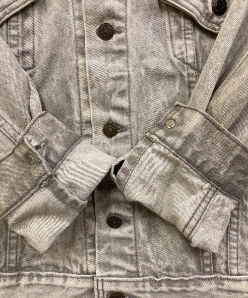 LEVI'S（リーバイス）LEVI'S (リーバイス) ケミカルウォッシュデニムジャケット ライトグレー サイズ:SIZE Lの古着・服飾アイテム