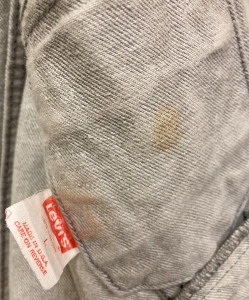 LEVI'S（リーバイス）LEVI'S (リーバイス) ケミカルウォッシュデニムジャケット ライトグレー サイズ:SIZE Lの古着・服飾アイテム