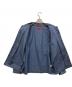 SUPREME (シュプリーム) Snap Front Jacquard Logos Twill Jacket/スナップフロントジャガードロゴ ジャケット  ブルー サイズ:L：15000円