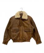 STYLWEAR LEATHERスタイルウェアー レザー）の古着「A-2 フライトジャケット」｜ブラウン