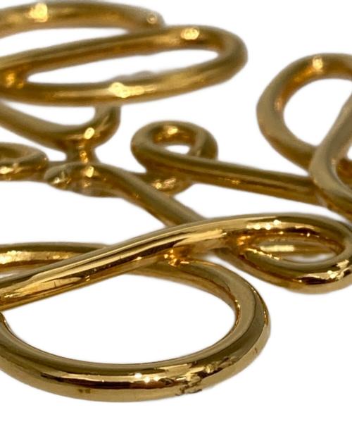 LOEWE（ロエベ）LOEWE (ロエベ) アナグラムブローチ ゴールドの古着・服飾アイテム