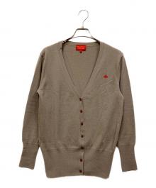 Vivienne Westwood（ヴィヴィアンウエストウッド）の古着「ロゴカーディガン」｜グレー