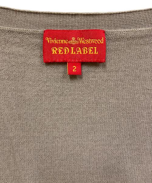 Vivienne Westwood（ヴィヴィアンウエストウッド）Vivienne Westwood (ヴィヴィアンウエストウッド) ロゴカーディガン グレー サイズ:SIZE 2の古着・服飾アイテム