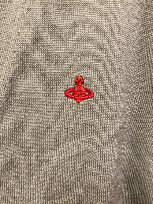 Vivienne Westwood（ヴィヴィアンウエストウッド）Vivienne Westwood (ヴィヴィアンウエストウッド) ロゴカーディガン グレー サイズ:SIZE 2の古着・服飾アイテム