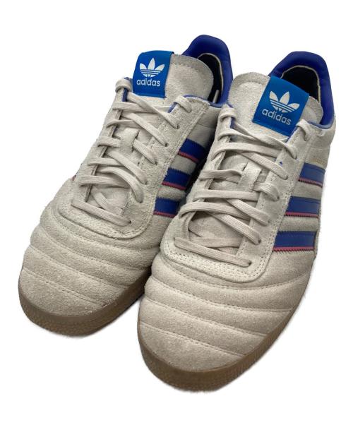 adidas Originals（アディダスオリジナル）adidas originals (アディダスオリジナル) GAZELLE TEAM ベージュ×ブルー サイズ:27の古着・服飾アイテム