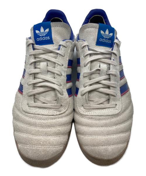 adidas Originals（アディダスオリジナル）adidas originals (アディダスオリジナル) GAZELLE TEAM ベージュ×ブルー サイズ:27の古着・服飾アイテム