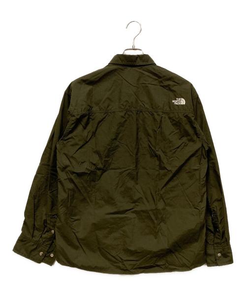 THE NORTH FACE（ザ ノース フェイス）THE NORTH FACE (ザ ノース フェイス) ロングスリーブヌプシシャツ グリーン サイズ:SIZE Mの古着・服飾アイテム