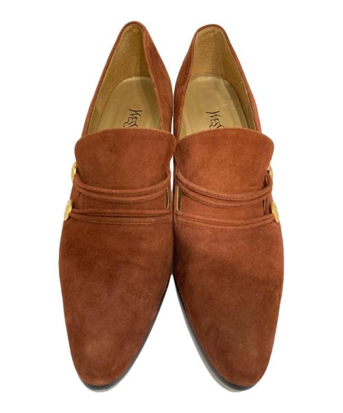 Yves Saint Laurent（イヴサンローラン）Yves Saint Laurent (イヴサンローラン) ヒールパンプス ブラウン サイズ:SIZE 37の古着・服飾アイテム