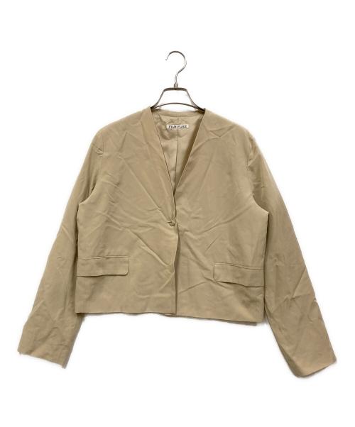 R'IAM-Plage（リアムプラージュ）R'IAM-Plage (リアムプラージュ) ノーカラージャケット イエロー サイズ:不明の古着・服飾アイテム