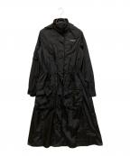 OFFWHITEオフホワイト）の古着「フーデッドコート」｜ブラック