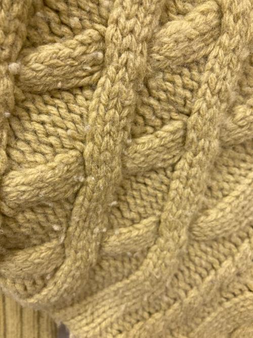 sacai（サカイ）sacai (サカイ) ジップケーブルニット イエロー サイズ:SIZE 1の古着・服飾アイテム