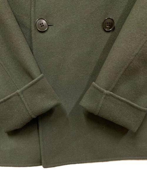 theory（セオリー）theory (セオリー) カシミヤ混Pコート グリーン サイズ:SIZE Sの古着・服飾アイテム