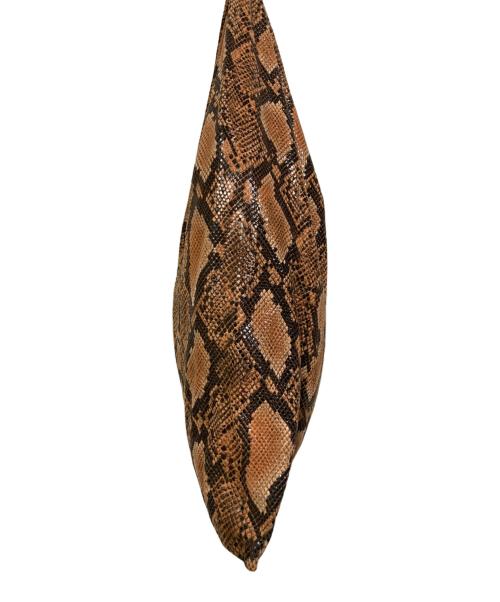 MM6 Maison Margiela（エムエムシックスメゾンマルジェラ）MM6 Maison Margiela (エムエムシックスメゾンマルジェラ) パイソン柄ジャパニーズトートバッグ ブラウン サイズ:表記なしの古着・服飾アイテム