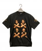 BROCKUMブロッカム）の古着「【METALLICA】【METALLICA】BIRTH DEATH CROSSED ARMS Tシャツ」｜ブラック