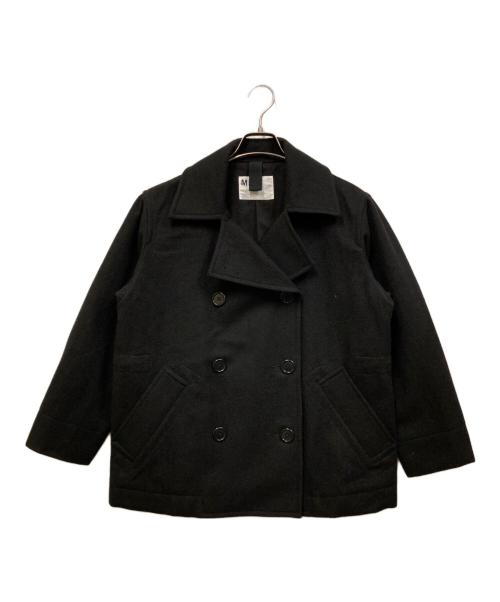 MHL（エムエイチエル）MHL (エムエイチエル) COARSE WOOL MELTON Pコート ブラック サイズ:SIZE 1の古着・服飾アイテム