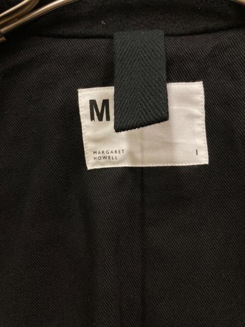 MHL（エムエイチエル）MHL (エムエイチエル) COARSE WOOL MELTON Pコート ブラック サイズ:SIZE 1の古着・服飾アイテム