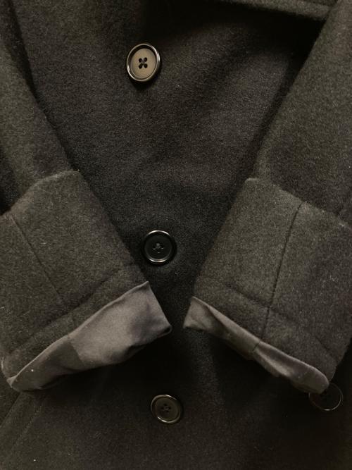 MHL（エムエイチエル）MHL (エムエイチエル) COARSE WOOL MELTON Pコート ブラック サイズ:SIZE 1の古着・服飾アイテム
