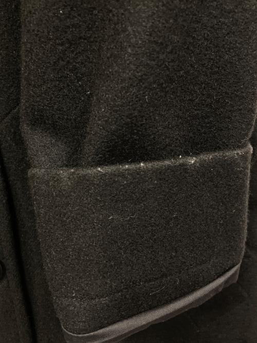 MHL（エムエイチエル）MHL (エムエイチエル) COARSE WOOL MELTON Pコート ブラック サイズ:SIZE 1の古着・服飾アイテム
