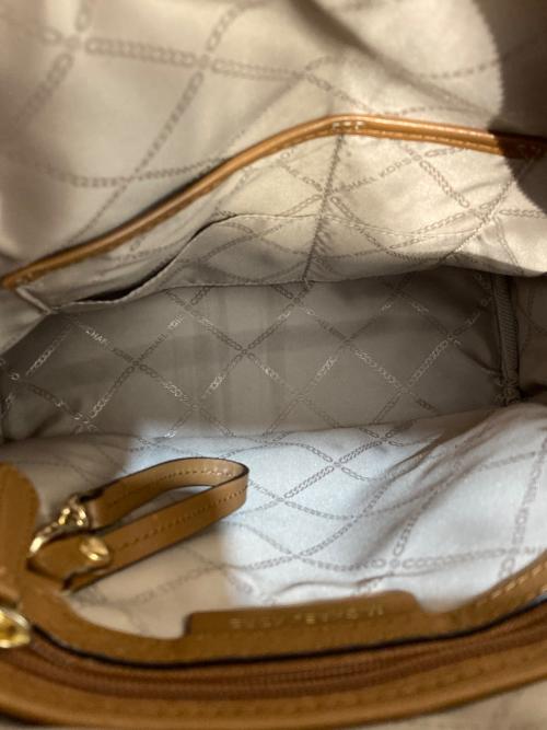 MICHAEL KORS（マイケル・コース）MICHAEL KORS (マイケル・コース) シグネチャーリュック ブラウン サイズ:表記なしの古着・服飾アイテム