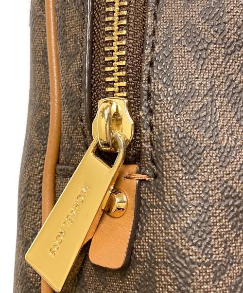 MICHAEL KORS（マイケル・コース）MICHAEL KORS (マイケル・コース) シグネチャーリュック ブラウン サイズ:表記なしの古着・服飾アイテム