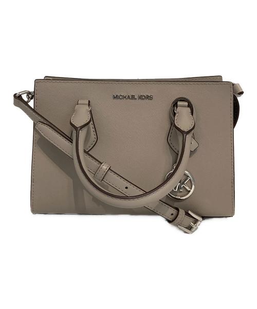 MICHAEL KORS（マイケル・コース）MICHAEL KORS (マイケル・コース) 2WAYサッチェルバッグ グレーの古着・服飾アイテム