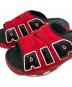 中古・古着 NIKE (ナイキ) AIR MORE UPTEMPO SLIDE レッド サイズ:30：8000円