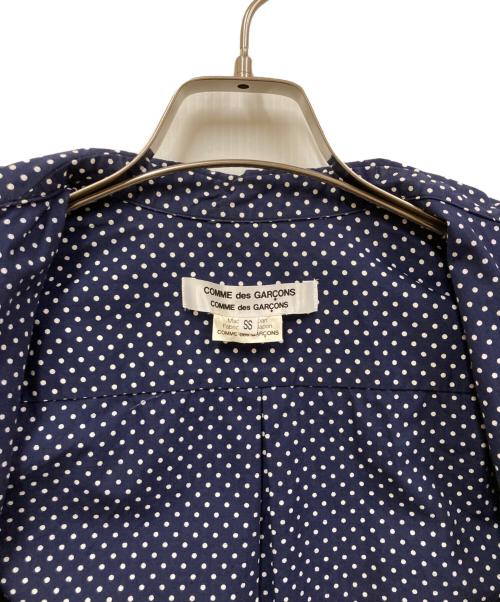 COMME des GARCONS（コムデギャルソン）COMME des GARCONS (コムデギャルソン) ドットシャツ ネイビー サイズ:SSの古着・服飾アイテム