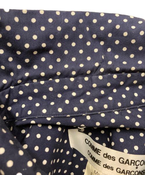 COMME des GARCONS（コムデギャルソン）COMME des GARCONS (コムデギャルソン) ドットシャツ ネイビー サイズ:SSの古着・服飾アイテム