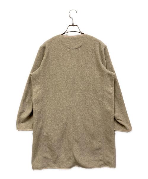 DANTON（ダントン）DANTON (ダントン) フリースロングカーディガン ベージュ サイズ:SIZE Mの古着・服飾アイテム