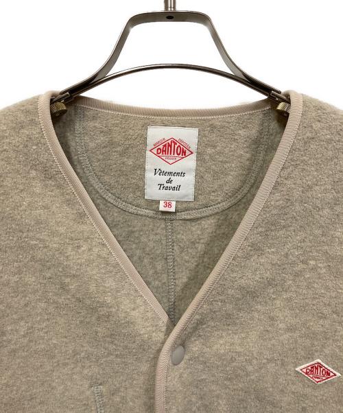 DANTON（ダントン）DANTON (ダントン) フリースロングカーディガン ベージュ サイズ:SIZE Mの古着・服飾アイテム