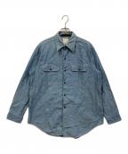 MADISON BLUEマディソンブルー）の古着「シャンブレーシャツ」｜ブルー