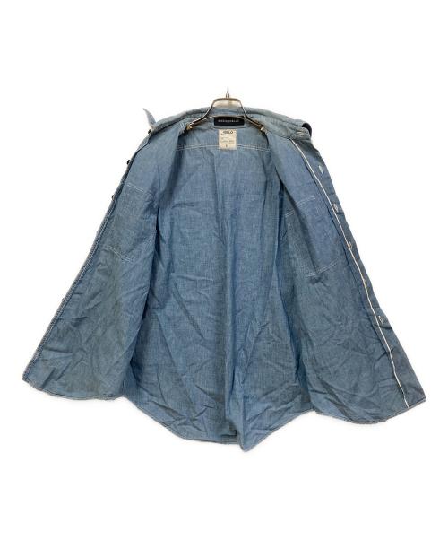 MADISON BLUE（マディソンブルー）MADISON BLUE (マディソンブルー) シャンブレーシャツ ブルー サイズ:SIZE Sの古着・服飾アイテム