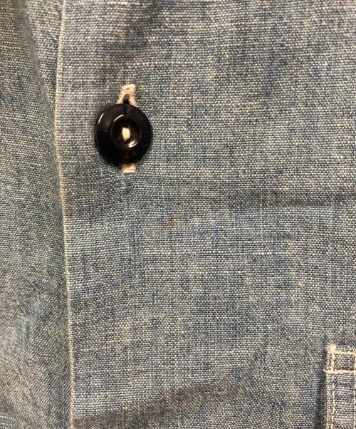 MADISON BLUE（マディソンブルー）MADISON BLUE (マディソンブルー) シャンブレーシャツ ブルー サイズ:SIZE Sの古着・服飾アイテム