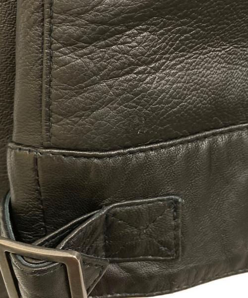Liugoo Leathers（リューグーレザーズ）LIUGOO LEATHERS (リューグーレザーズ) シングルラムレザージャケット ブラック サイズ:SIZE Lの古着・服飾アイテム