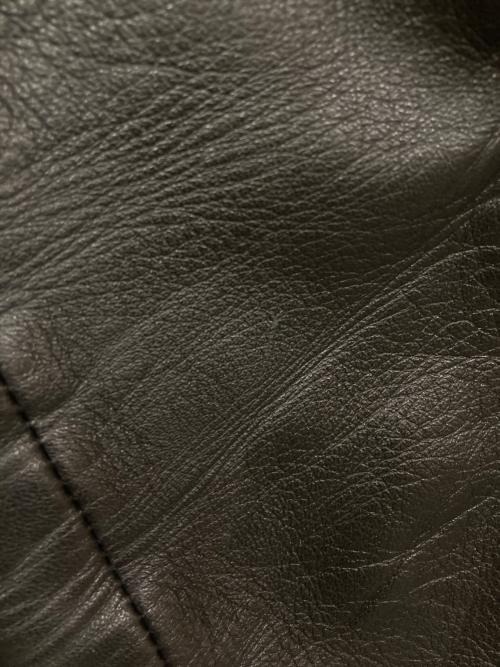 Liugoo Leathers（リューグーレザーズ）LIUGOO LEATHERS (リューグーレザーズ) シングルラムレザージャケット ブラック サイズ:SIZE Lの古着・服飾アイテム