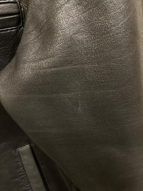 Liugoo Leathers（リューグーレザーズ）LIUGOO LEATHERS (リューグーレザーズ) シングルラムレザージャケット ブラック サイズ:SIZE Lの古着・服飾アイテム