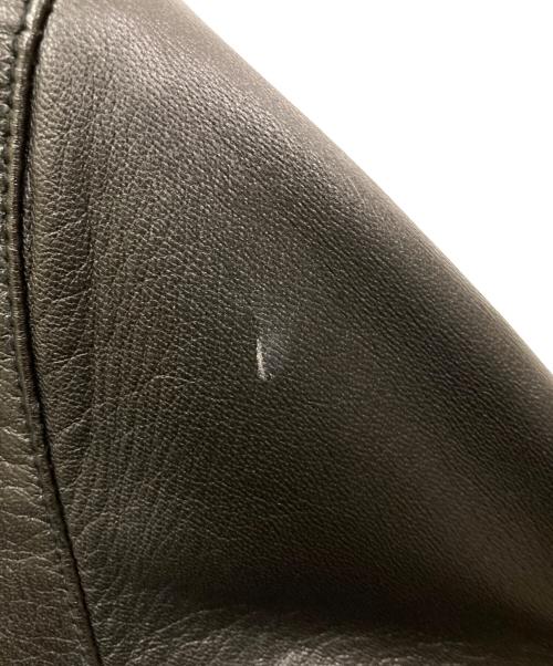 Liugoo Leathers（リューグーレザーズ）LIUGOO LEATHERS (リューグーレザーズ) シングルラムレザージャケット ブラック サイズ:SIZE Lの古着・服飾アイテム