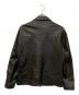 LIUGOO LEATHERS (リューグーレザーズ) シングルラムレザージャケット ブラック サイズ:SIZE L：8000円