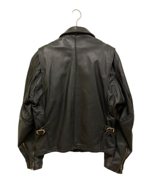 Schott（ショット）Schott (ショット) ライナー付シングルレザージャケット ブラック サイズ:SIZE 40の古着・服飾アイテム