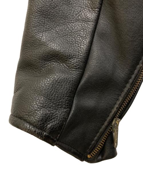 Schott（ショット）Schott (ショット) ライナー付シングルレザージャケット ブラック サイズ:SIZE 40の古着・服飾アイテム