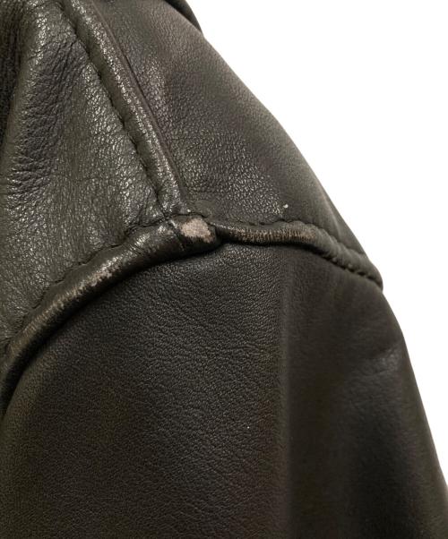 Schott（ショット）Schott (ショット) ライナー付シングルレザージャケット ブラック サイズ:SIZE 40の古着・服飾アイテム