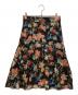 VIVIENNE TAM（ヴィヴィアンタム）の古着「花柄スカート」｜ブラック