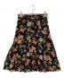 VIVIENNE TAM (ヴィヴィアンタム) 花柄スカート ブラック サイズ:SIZE L：6000円