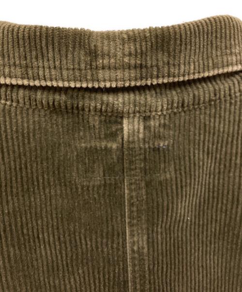 POLO RALPH LAUREN（ポロ・ラルフローレン）POLO RALPH LAUREN (ポロ・ラルフローレン) ダメージ加工コーデュロイ ユーティリティジャケット オリーブ サイズ:SIZE Mの古着・服飾アイテム