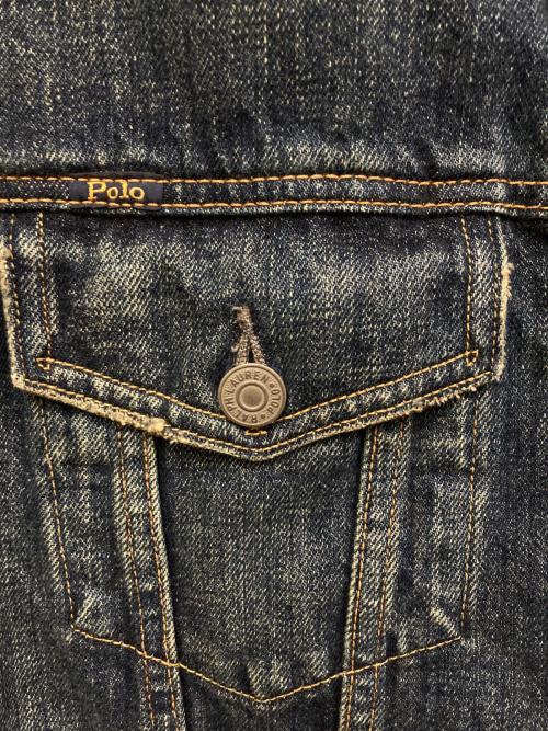 POLO RALPH LAUREN（ポロ・ラルフローレン）POLO RALPH LAUREN (ポロ・ラルフローレン) デニムジャケット インディゴ サイズ:SIZE Lの古着・服飾アイテム