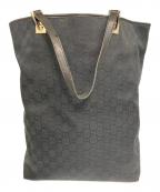 GUCCIグッチ）の古着「GGキャンバストートバッグ」｜ブラック